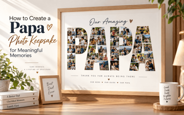Papa photo keepsake for meaningful memories Papa memory photo keepsake Meaningful memories papa photo keepsake