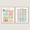 Division Table Poster educational math chart for kids