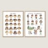 Feelings Poster educational emotions chart for kids