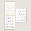 Alphabet Writing Chart for kids handwriting practice