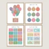 Units of Time Educational Poster for kids learning seconds to years