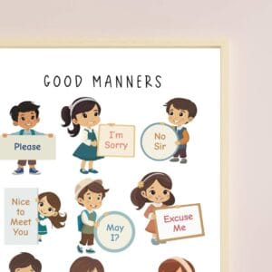 Positive behavior learning poster
