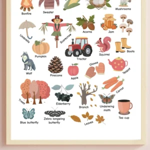 Autumn classroom decor learning resource