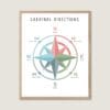 Cardinal Directions Kids Educational Print for classroom learning