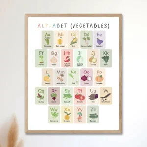 Toddler alphabet learning print for preschool classroom