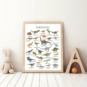 Dinosaur Poster Printable Wall Art