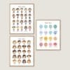 Rainbow Feelings Chart Poster for kids emotions learning