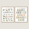 Digital dinosaur educational print for alphabet learning
