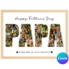 Papa Memory Keepsake editable Canva template