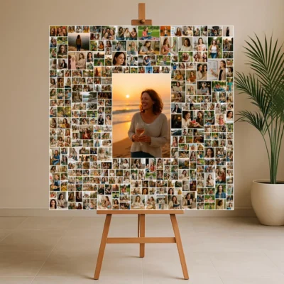 300 photo memory collage printable template