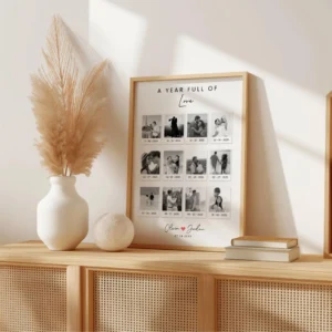 Anniversary Couple Collage printable wall art
