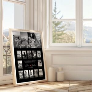 Personalized Anniversary Photo Frame 25 photo collage