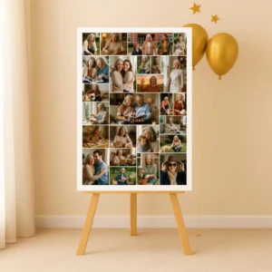 60th Birthday Welcome Sign printable design