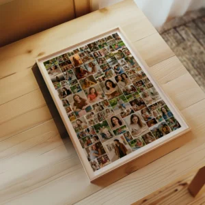 100 Photo Collage Poster large photo grid