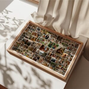 150 Photo Grid Poster large photo collage