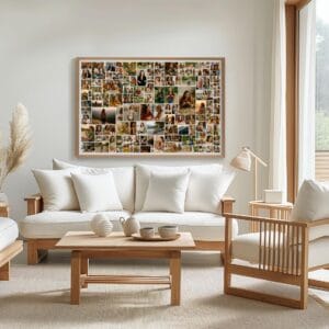 150 Photo Grid Poster personalized photo display