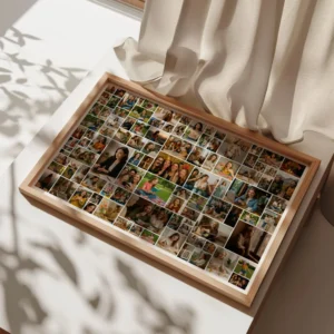 100 Photo Memory Poster printable design