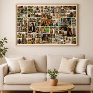 100 Photo Memory Poster personalized photo display