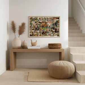 Large 100 photo Canva collage template