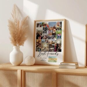 Friendship Memory Board Canva photo collage