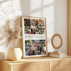 Bestie Memory Collage printable wall art