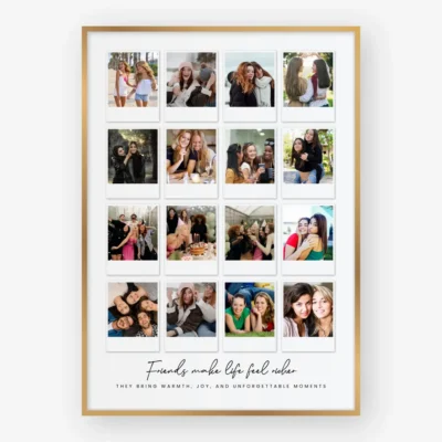 Best Friend Photo Collage editable Canva template