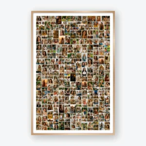 Large Square Photo Collage template