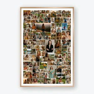 150 Photo Memory Collage editable Canva template