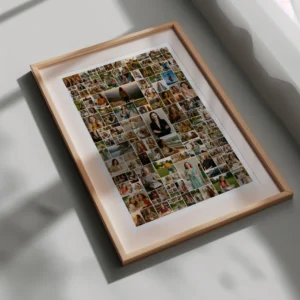 Printable large photo memory poster