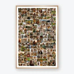 Large Photo Memory Board template