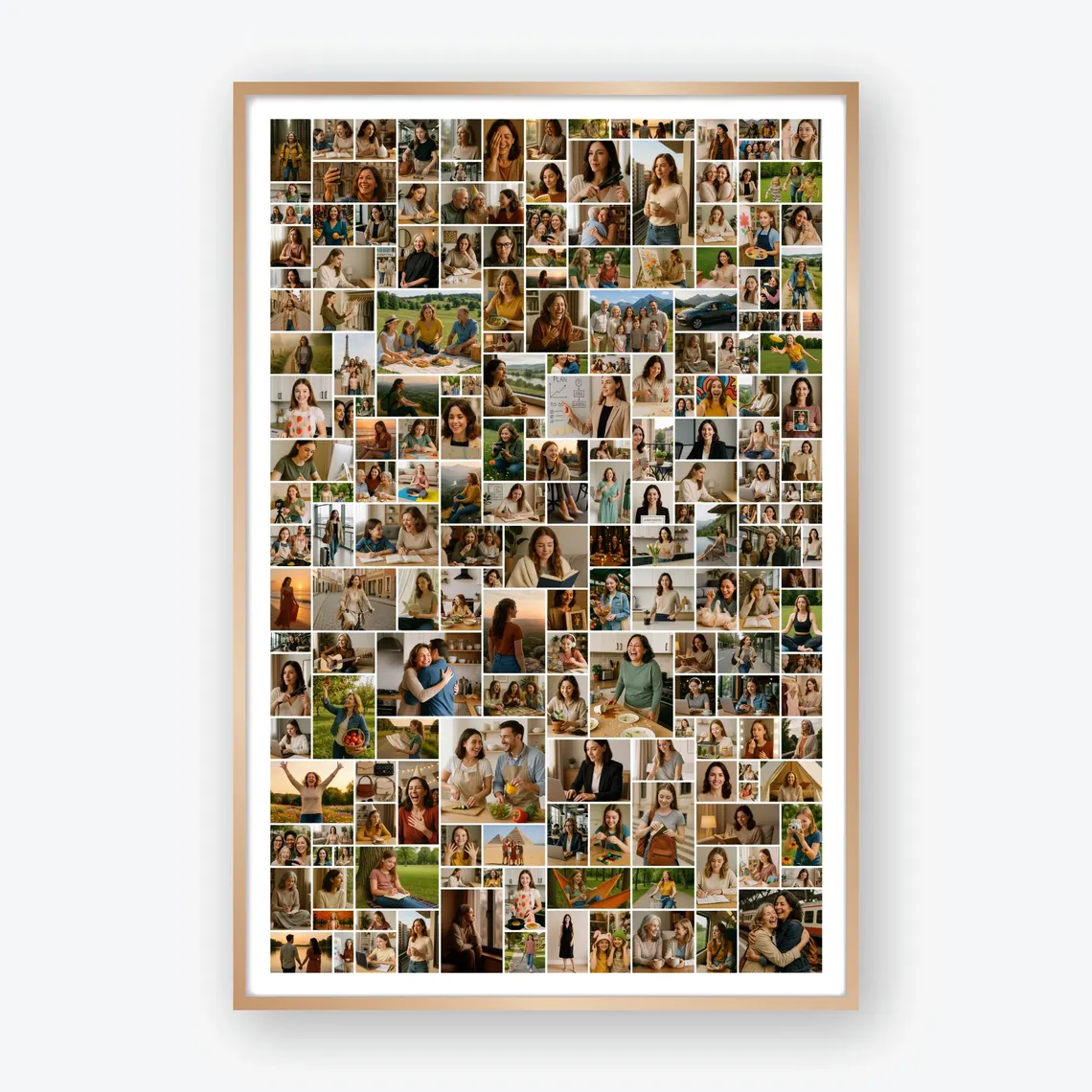 Large Photo Memory Board template