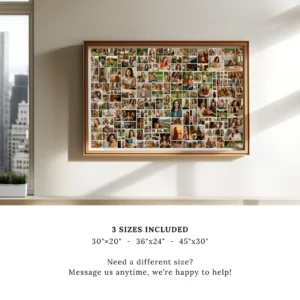 200 Photo Collage Poster personalized photo design