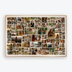 150 Photo Grid Poster editable Canva template
