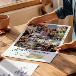 Personalized friendship photo collage gift