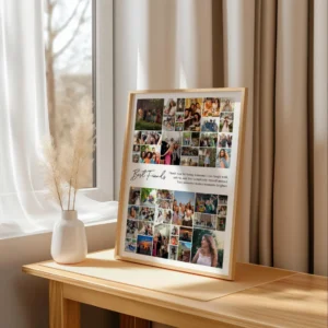 Bestie Memory Collage Canva template
