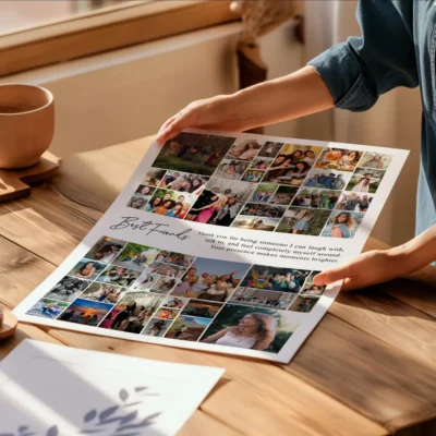 Personalized friendship photo collage gift