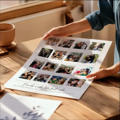 Personalized friendship photo collage gift