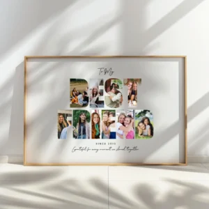 Bestie Photo Frame Gift Canva template