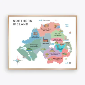 England Scotland Wales and Northern Ireland educational map collection