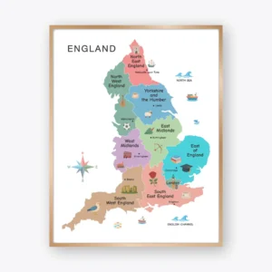 UK map bundle for classroom and homeschool geography