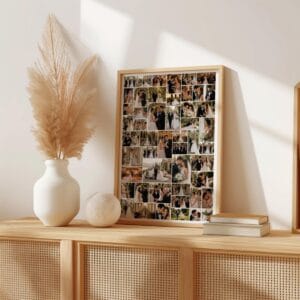50 Photo Wedding Collage wedding memory display