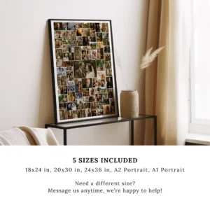 89 Photo Memory Collage printable poster