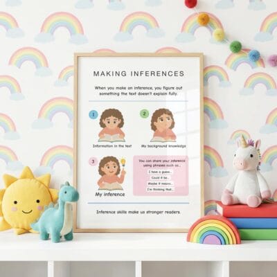 Making Inferences Poster for guided reading activities