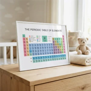Educational periodic table printable for STEM classrooms