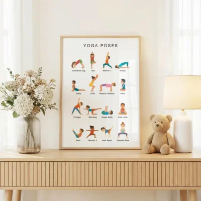 Educational movement poster for classroom brain breaks