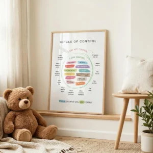 Circle of Control educational chart for classroom discussions
