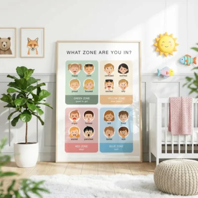 SEL emotion chart for classroom emotional check-ins