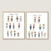 Family Tree Poster educational printable for kids